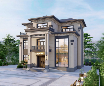 New Chinese Style Detached Villa-ID:967892899