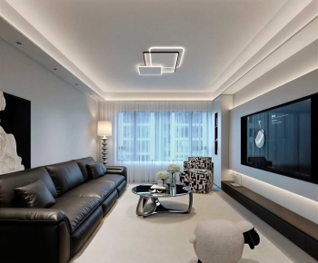 Modern A Living Room-ID:757389154