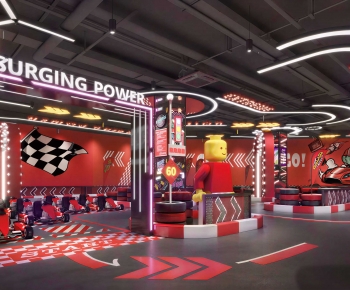 Industrial Style Game Hall-ID:952991018