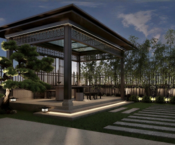 New Chinese Style Courtyard/landscape-ID:680336008