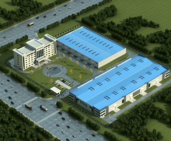 Modern Architectural Bird's-eye View Planning-ID:627887012