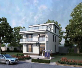 Modern Detached Villa-ID:129276042