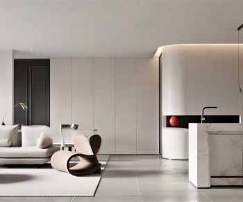 Modern A Living Room-ID:912558085