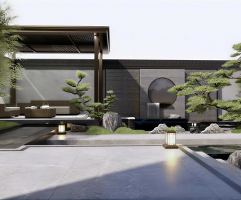 New Chinese Style Courtyard/landscape-ID:942754031
