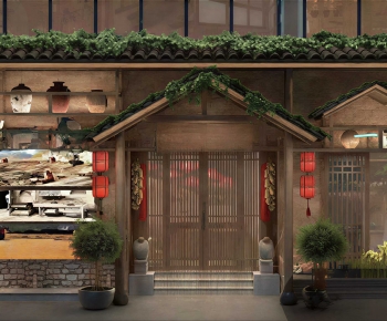 Chinese Style Facade Element-ID:714500902