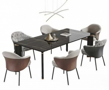 Modern Dining Table And Chairs-ID:881194112