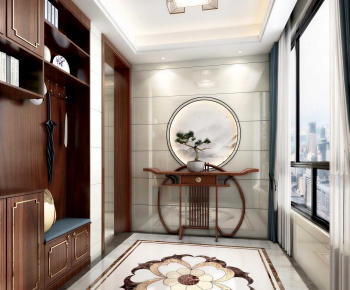 New Chinese Style Hallway-ID:788500075