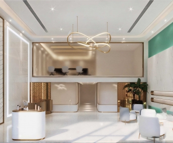 Modern Office Reception Desk-ID:798772106