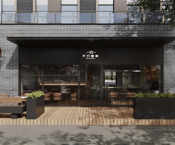 Modern Facade Element-ID:998645073