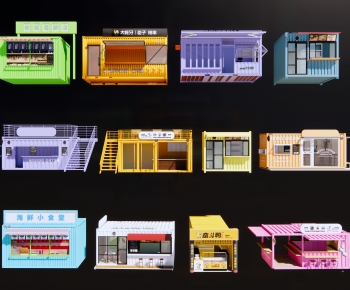 Modern Appearance Of Commercial Building-ID:850121971