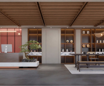 New Chinese Style Teahouse Tea House-ID:486558918