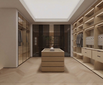 Modern Clothes Storage Area-ID:936240917