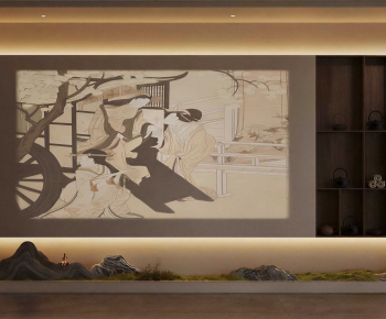 Japanese Style TV Wall-ID:837472924