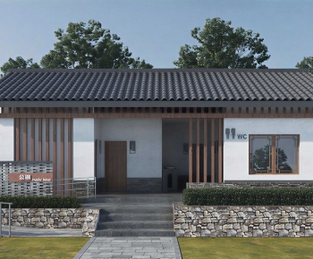 New Chinese Style Public Building-ID:460268975