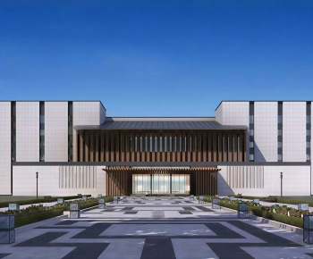 New Chinese Style Appearance Of Commercial Building-ID:131697891