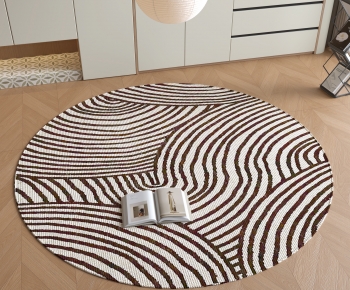 Modern Circular Carpet-ID:721112978