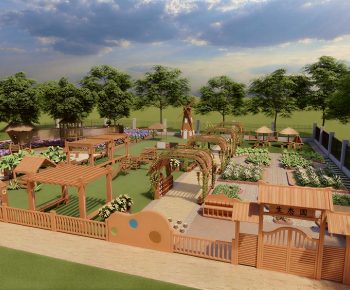Modern Park Landscape-ID:590993884