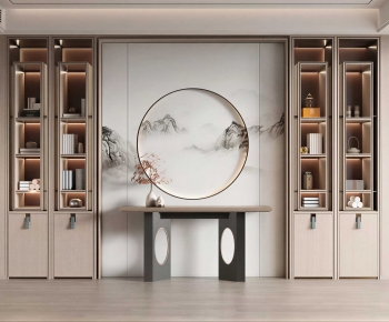 New Chinese Style Bookcase-ID:942594057