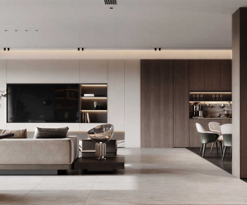 Modern A Living Room-ID:262291918