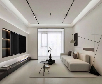 Modern A Living Room-ID:783519986