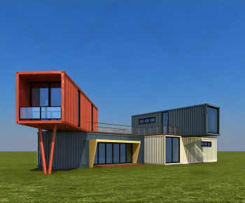 Modern Building Appearance-ID:504475123