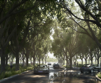 Modern Building Appearance-ID:741472968