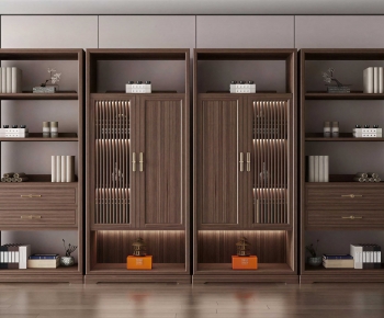 New Chinese Style Bookcase-ID:917085898