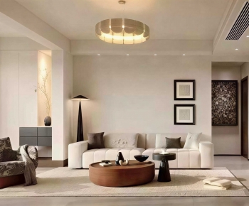 Modern A Living Room-ID:660674101