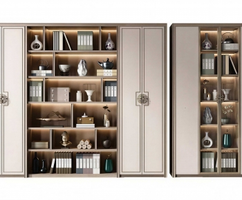 New Chinese Style Bookcase-ID:209429981