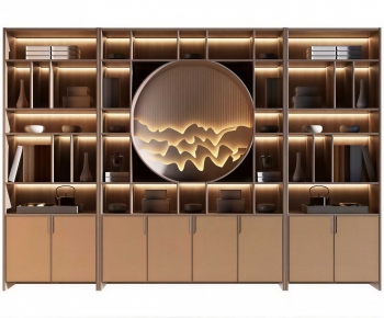 New Chinese Style Bookcase-ID:532638072