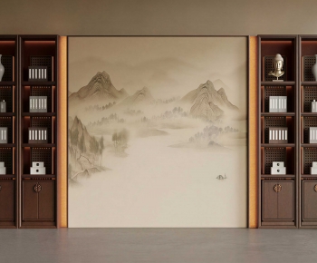 Chinese Style Bookcase-ID:171394116