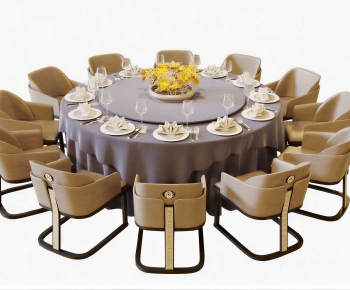 Modern Dining Table And Chairs-ID:967160947