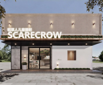 Modern Facade Element-ID:310380946