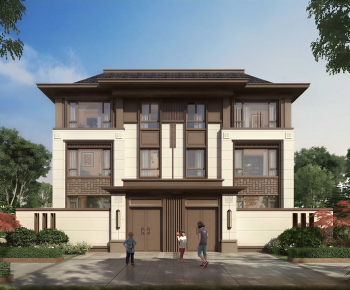 European Style Building Appearance-ID:282860043