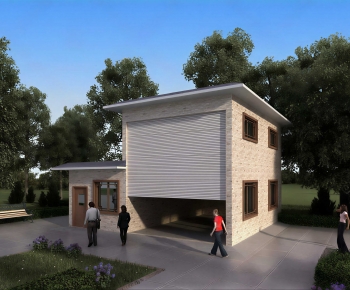 Modern Residential Building-ID:533808951