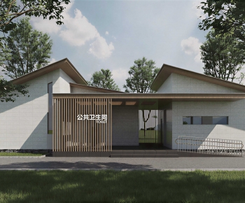 Modern Public Building-ID:159020477