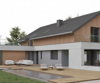 New Chinese Style Chinese Style Building Appearance-ID:259541995