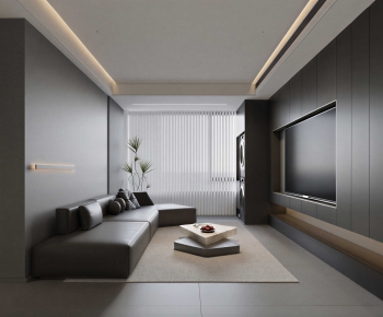 Modern A Living Room-ID:722879895