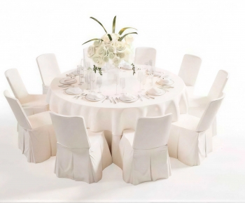 Modern Dining Table And Chairs-ID:418215046