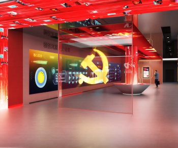 Modern Exhibition Hall-ID:387629996