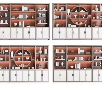 New Chinese Style Chinese Style Bookcase-ID:158739116