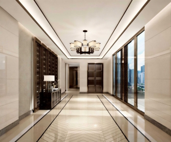 Modern Corridor Elevator Hall-ID:899012094