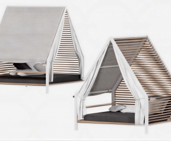 Modern Double Bed-ID:548960926