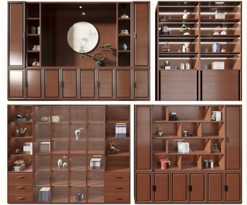 New Chinese Style Chinese Style Bookcase-ID:552122127