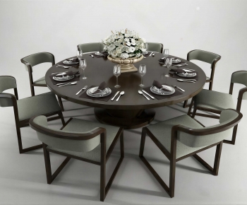 New Chinese Style Dining Table And Chairs-ID:918015969