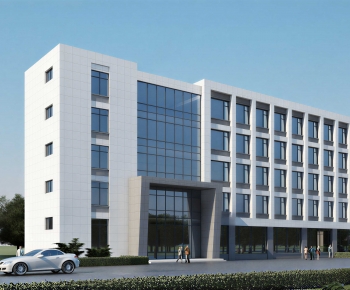 Modern Appearance Of Commercial Building-ID:509686951