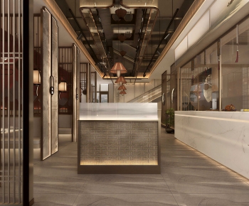 New Chinese Style Catering Space-ID:119718075