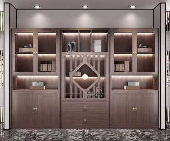 New Chinese Style Bookcase-ID:243583926