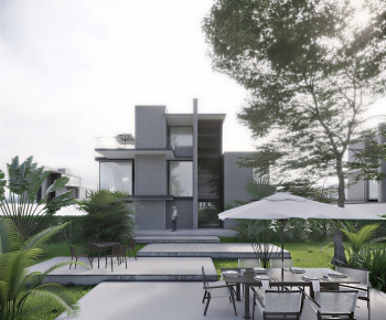 Modern Courtyard/landscape-ID:530663015