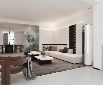 Modern A Living Room-ID:595460897